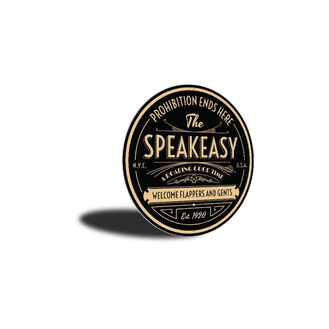 The Speakeasy Bar Sign