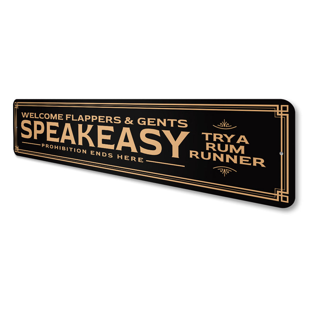 Speakeasy Prohibition Sign