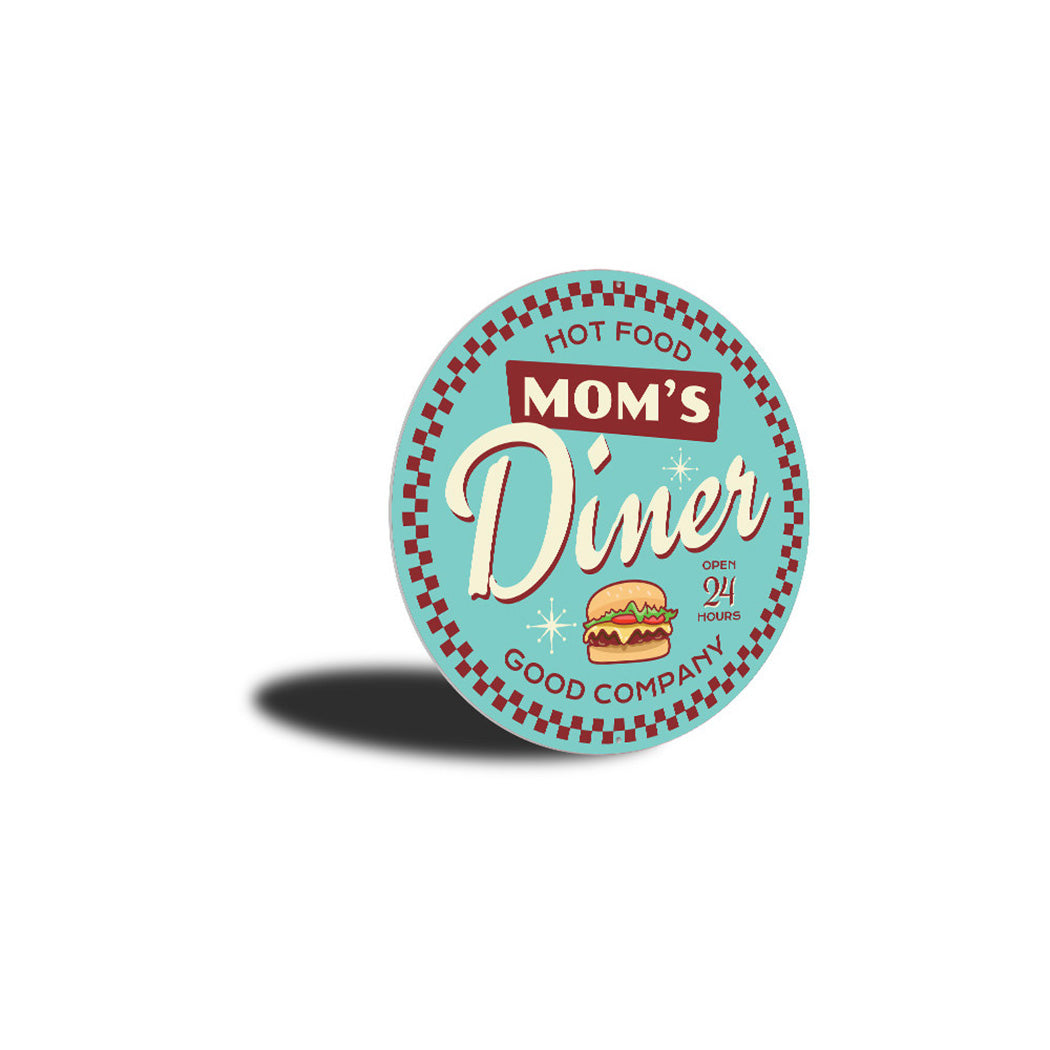Mom's Diner Open Sign