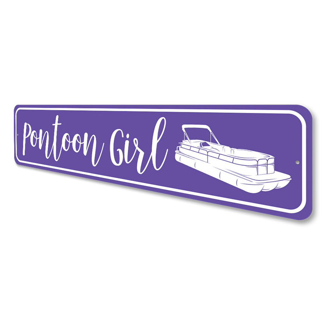 Pontoon Girl Sign