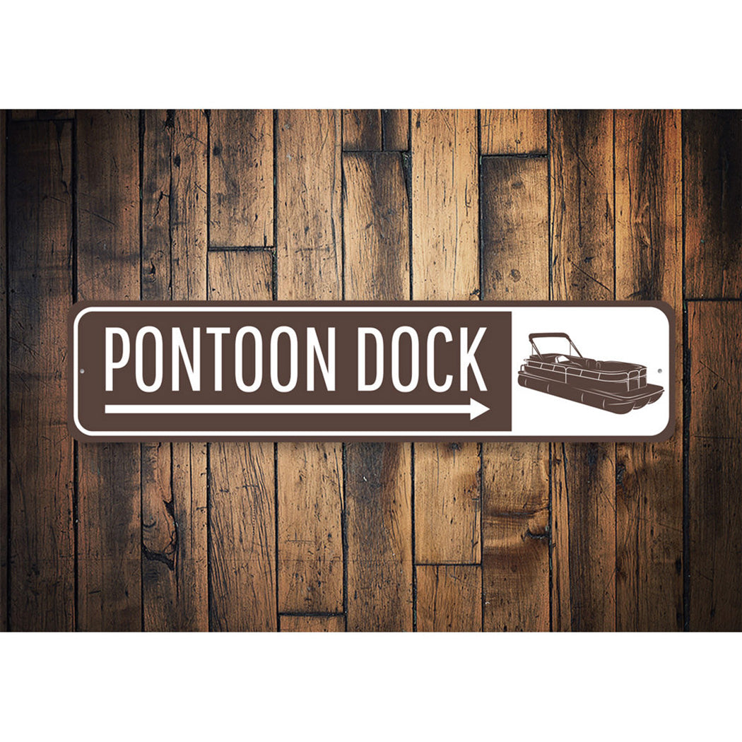 Pontoon Dock Sign