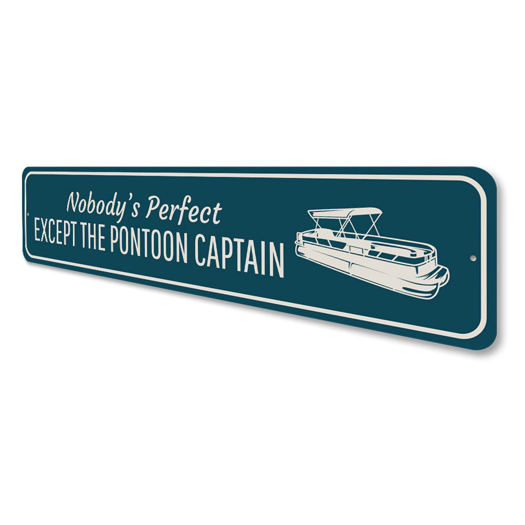 Pontoon Captain Sign