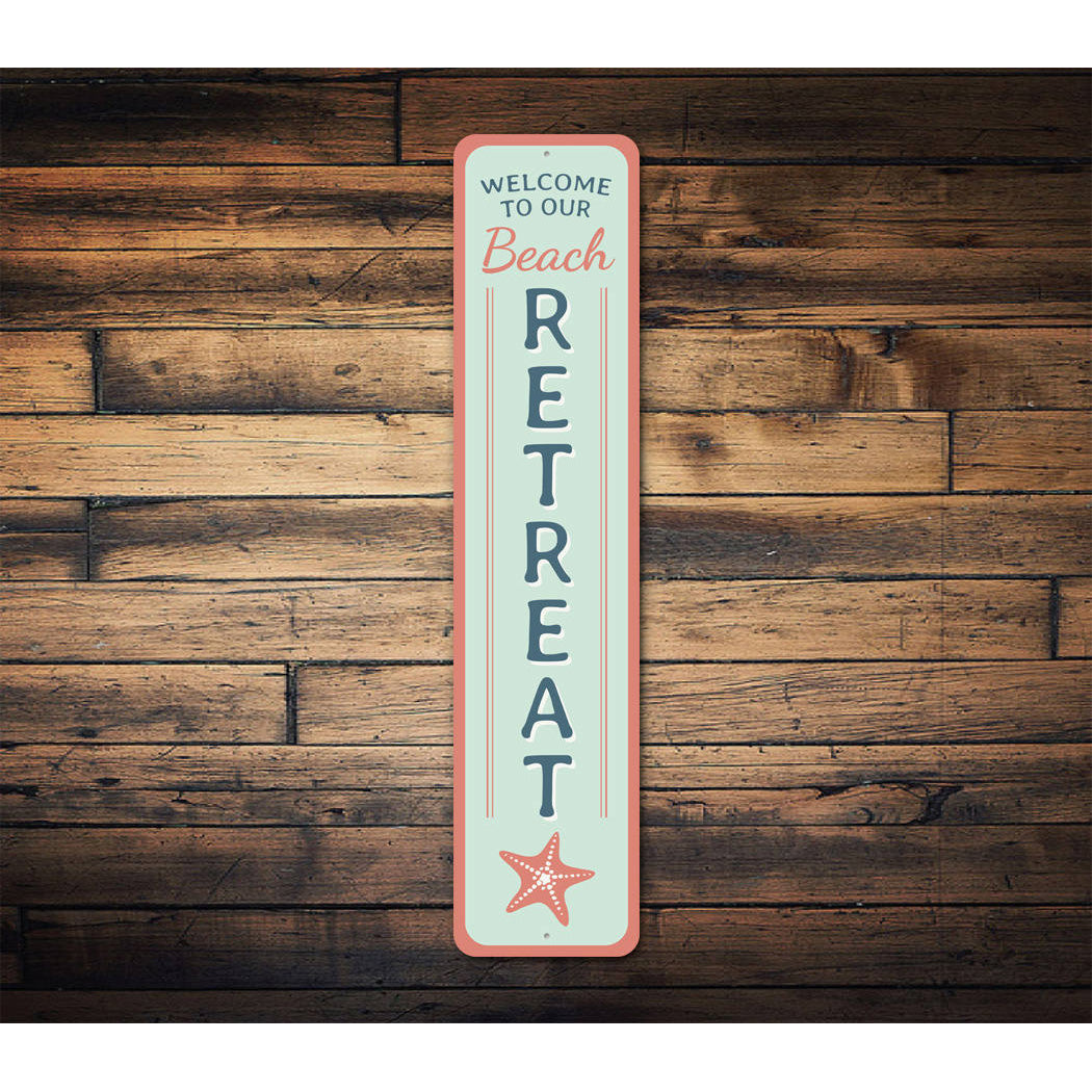Beach Retreat Sign