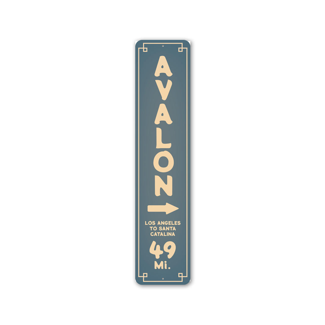 Avalon Metal Sign
