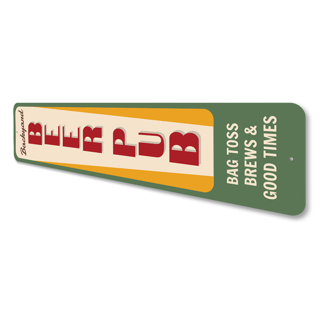 Backyard Beer Pub Sign