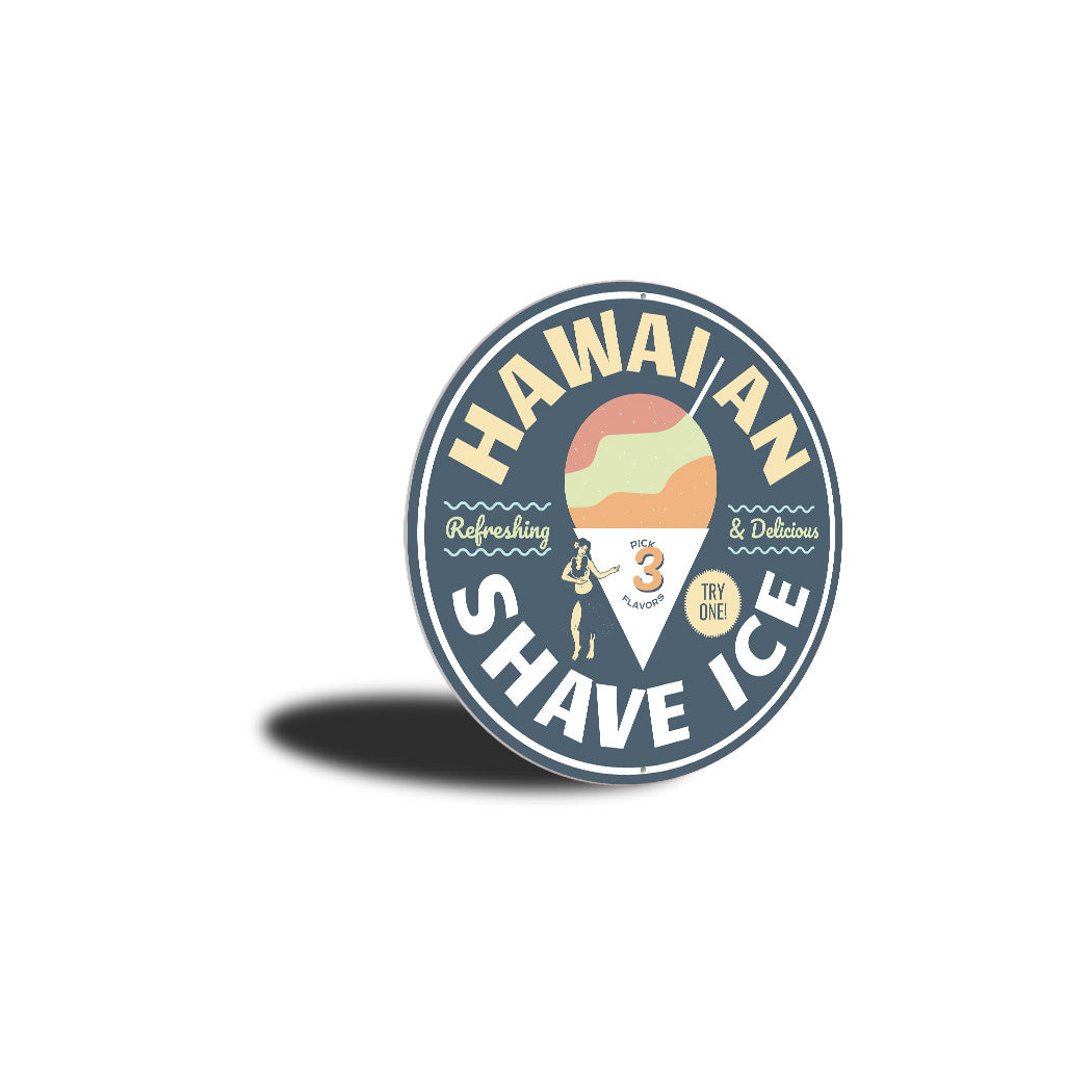 Hawaiian Shave Ice Sign