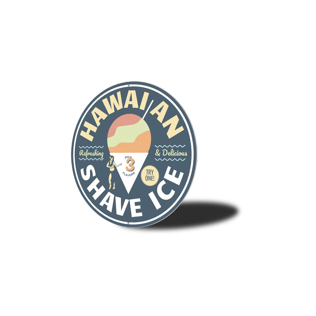 Hawaiian Shave Ice Sign