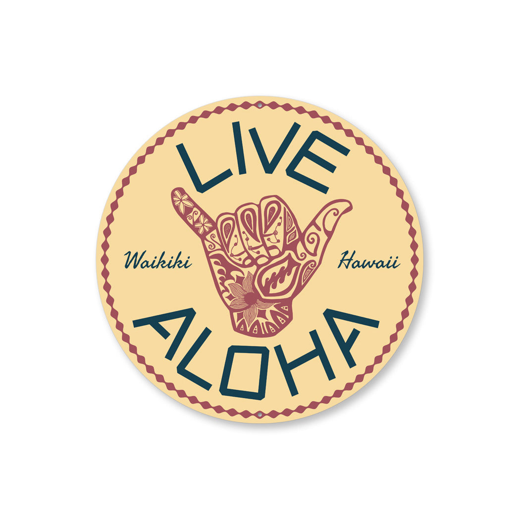 Live Aloha Sign