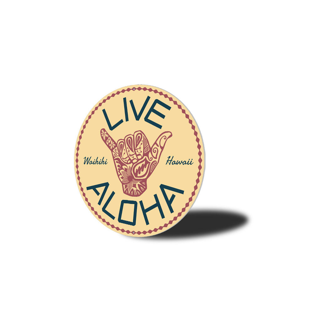 Live Aloha Sign
