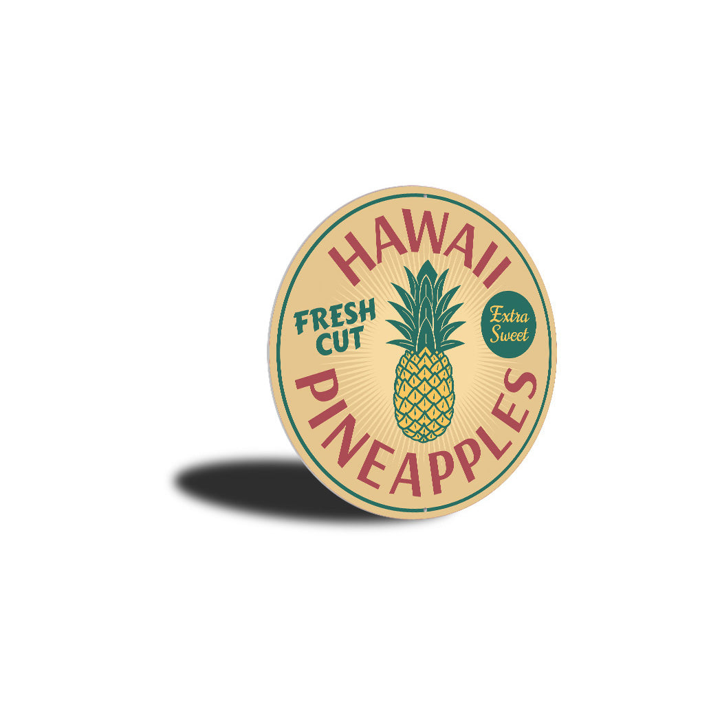 Hawaii Pineapples Sign