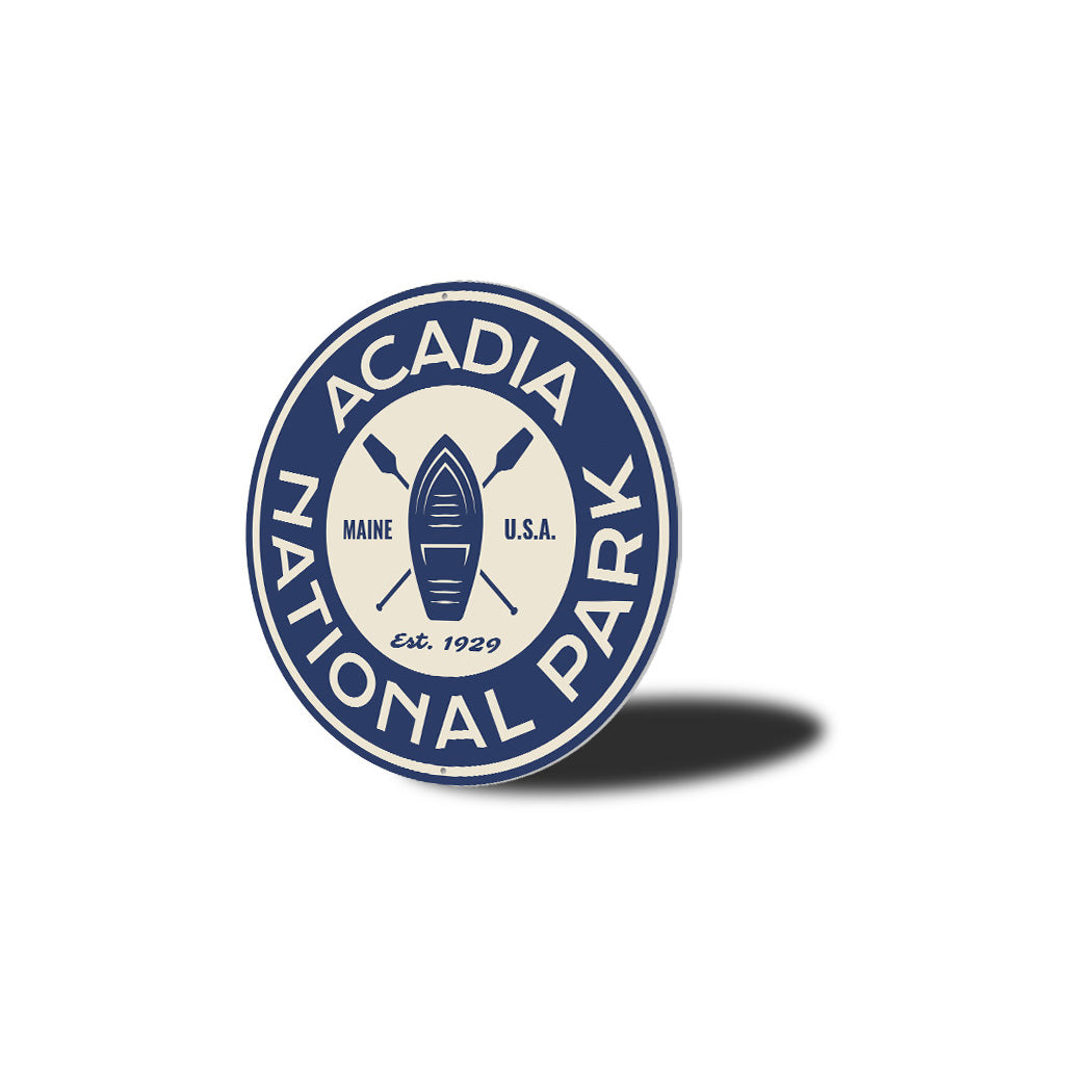 Acadia National Park Aluminum Sign