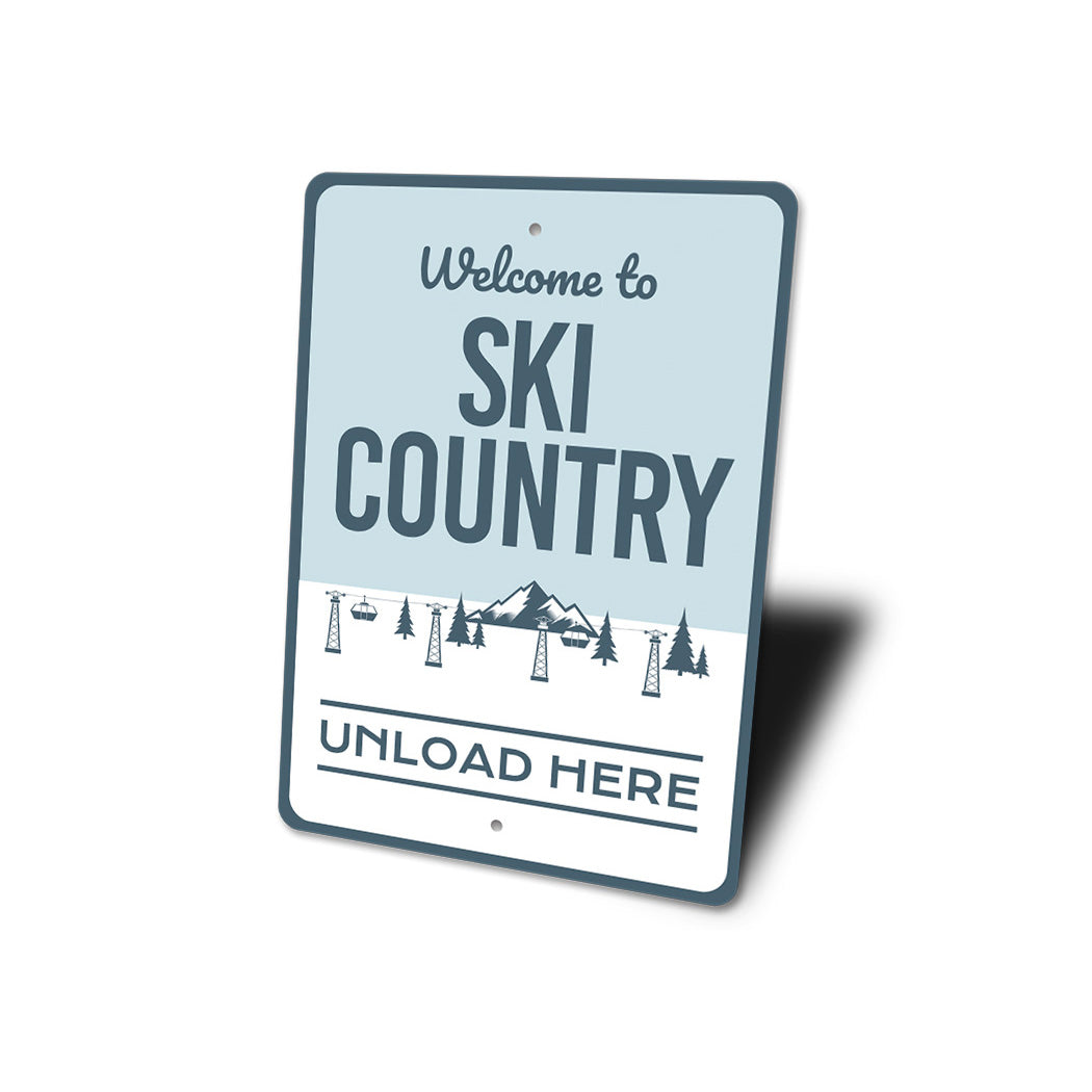 Welcome to Ski Country Sign