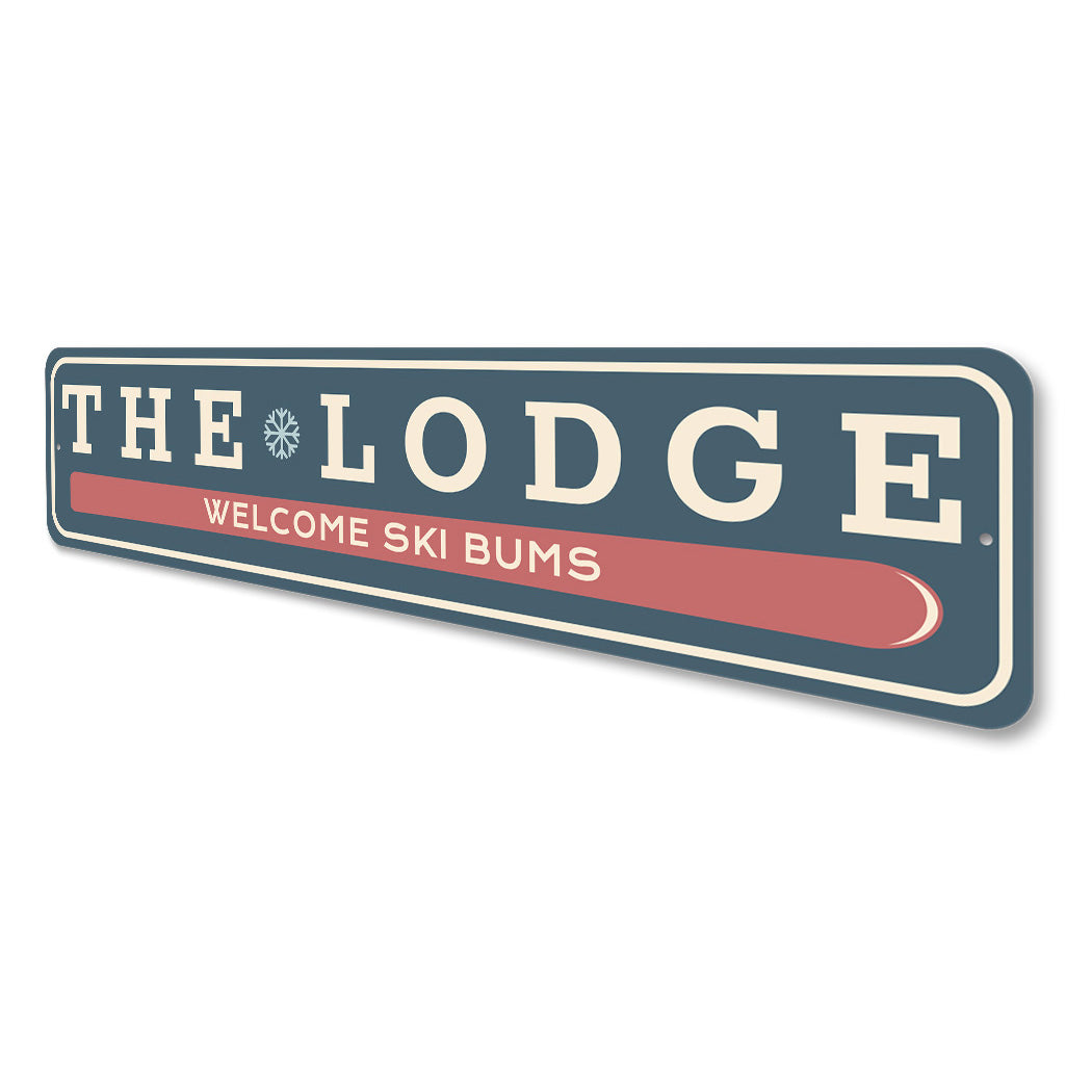 The Lodge Welcome Sign