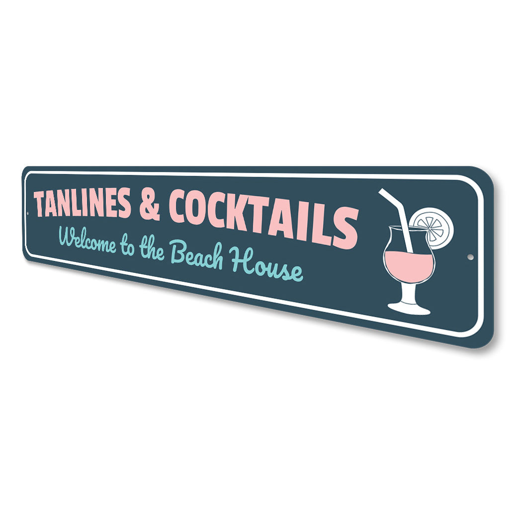 Tanlines & Cocktails Sign