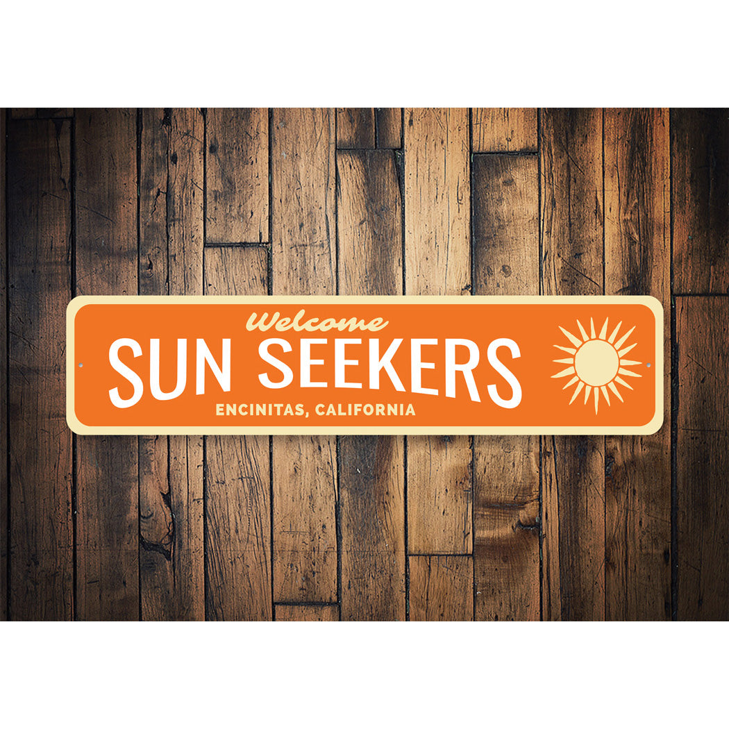 Sun Seekers Sign