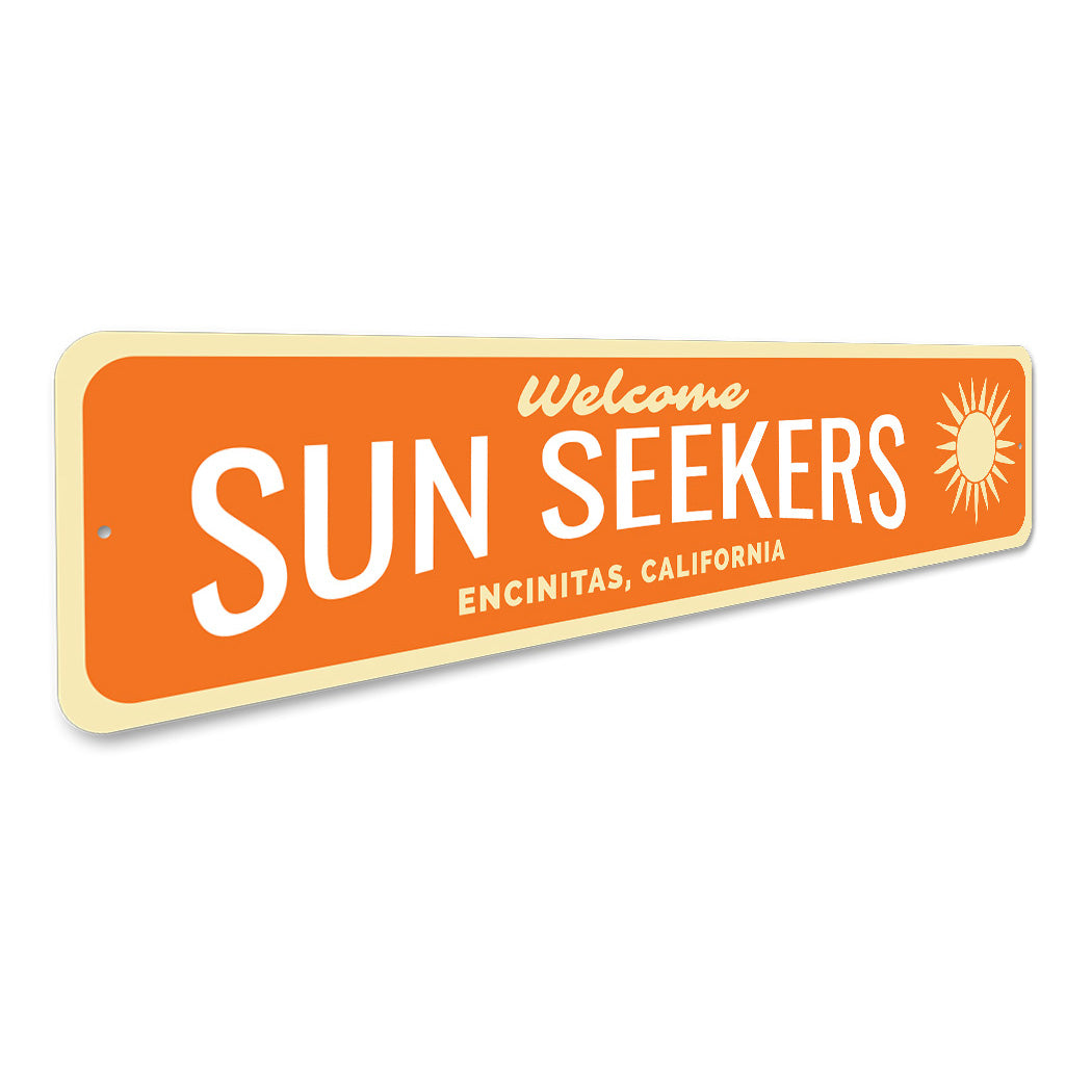 Sun Seekers Sign