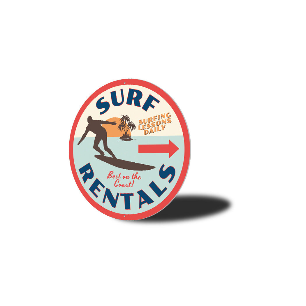 Surf Rentals Sign
