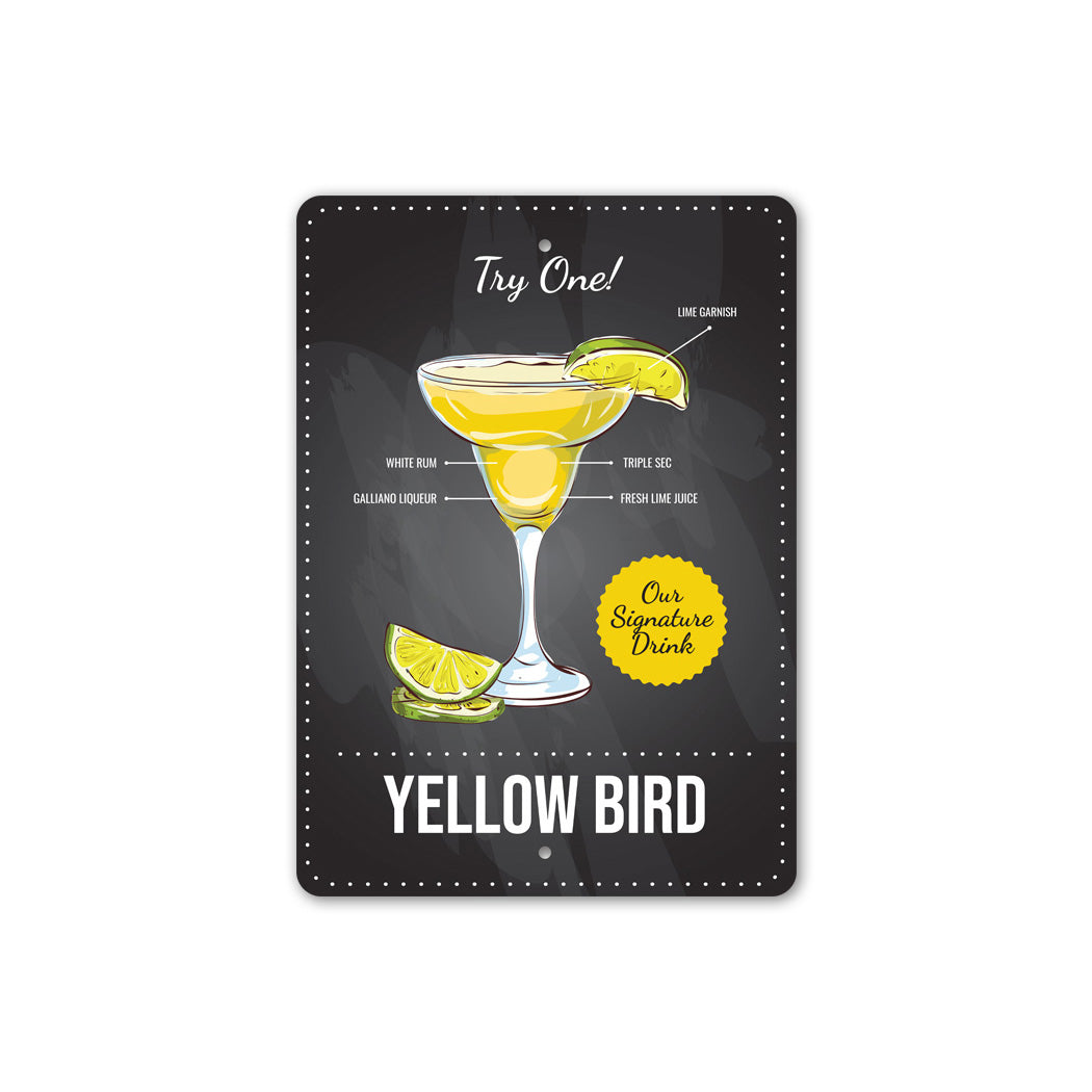 Yellow Bird Signature Cocktail Drink