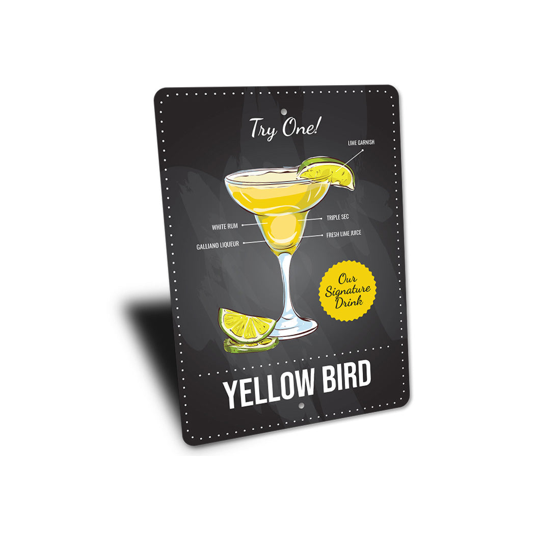 Yellow Bird Signature Cocktail Drink