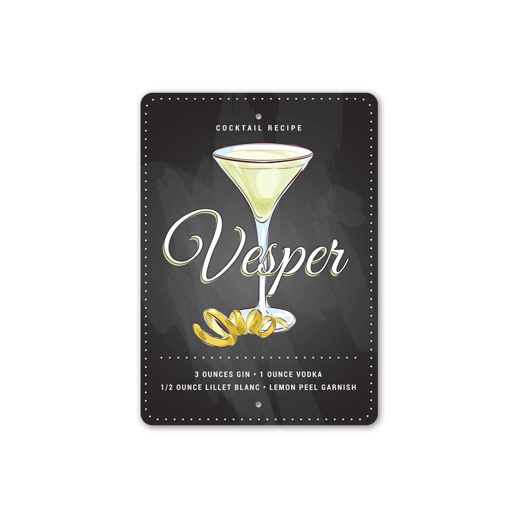 Vesper Signature Cocktail Drink