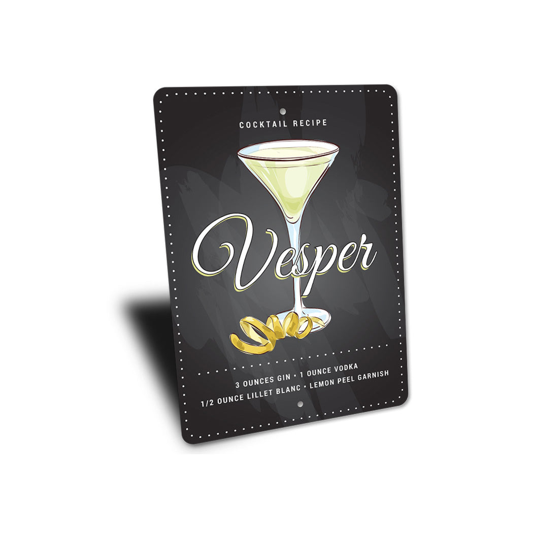Vesper Signature Cocktail Drink