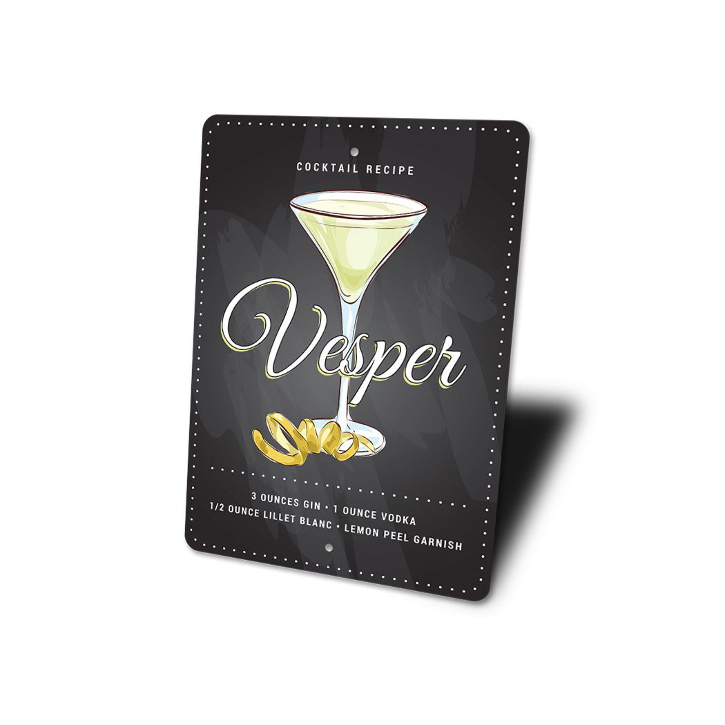 Vesper Signature Cocktail Drink