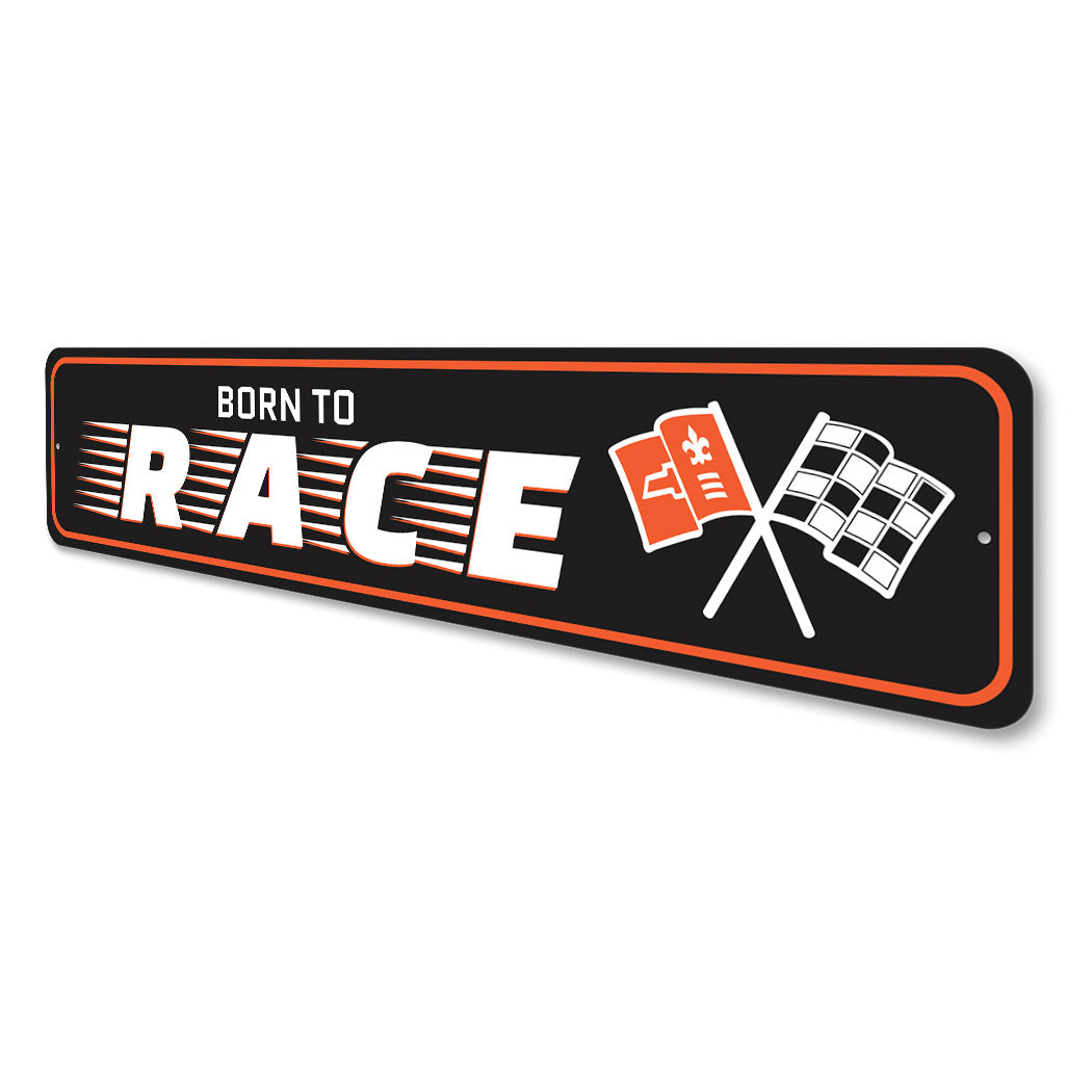 Chevy Corvette Born to Race Sign