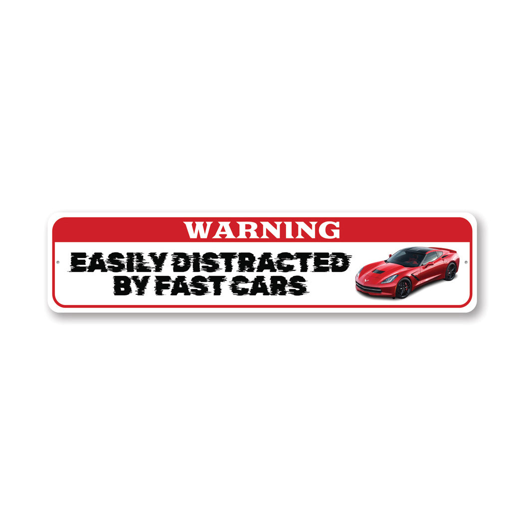Funny Corvette Sign Aluminum Chevy Sign