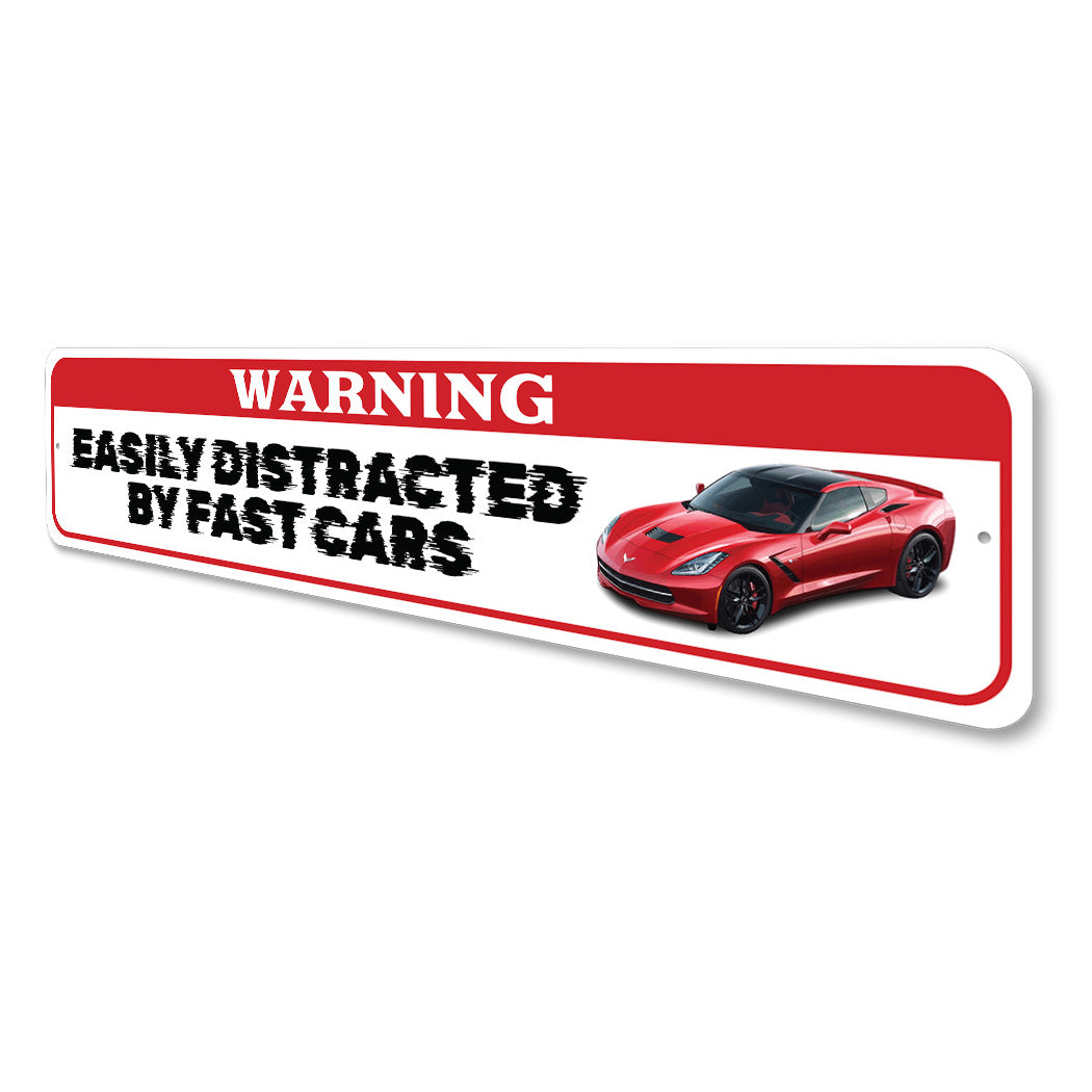 Funny Corvette Sign Aluminum Chevy Sign