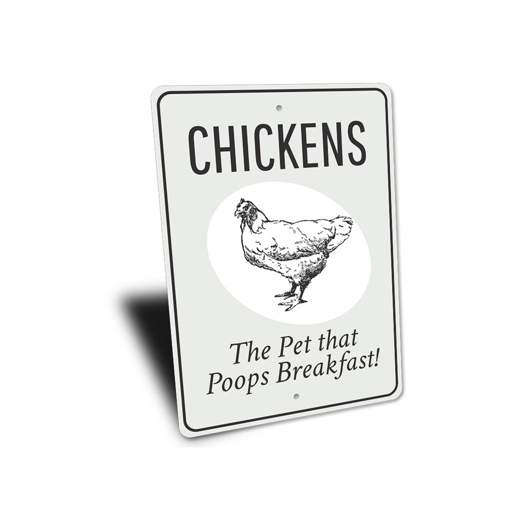 Chickens Pet Eggs Sign