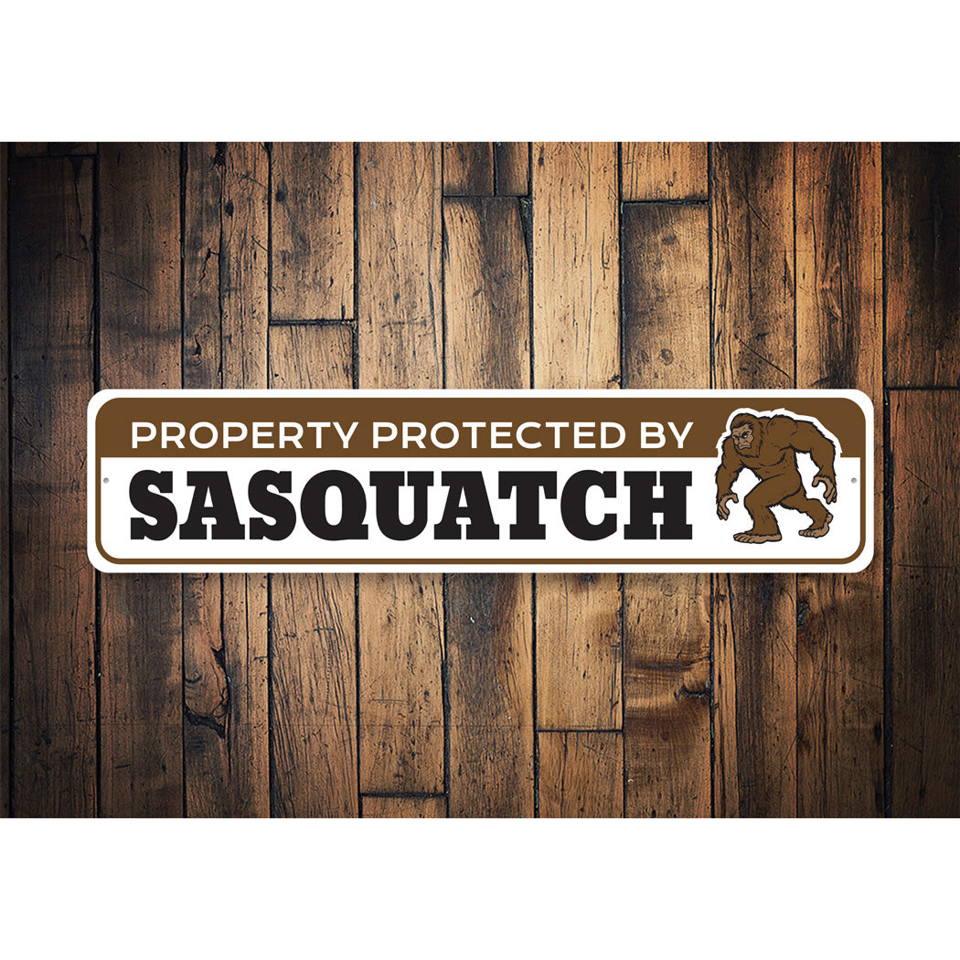 Property Protected By Sasquatch Sign
