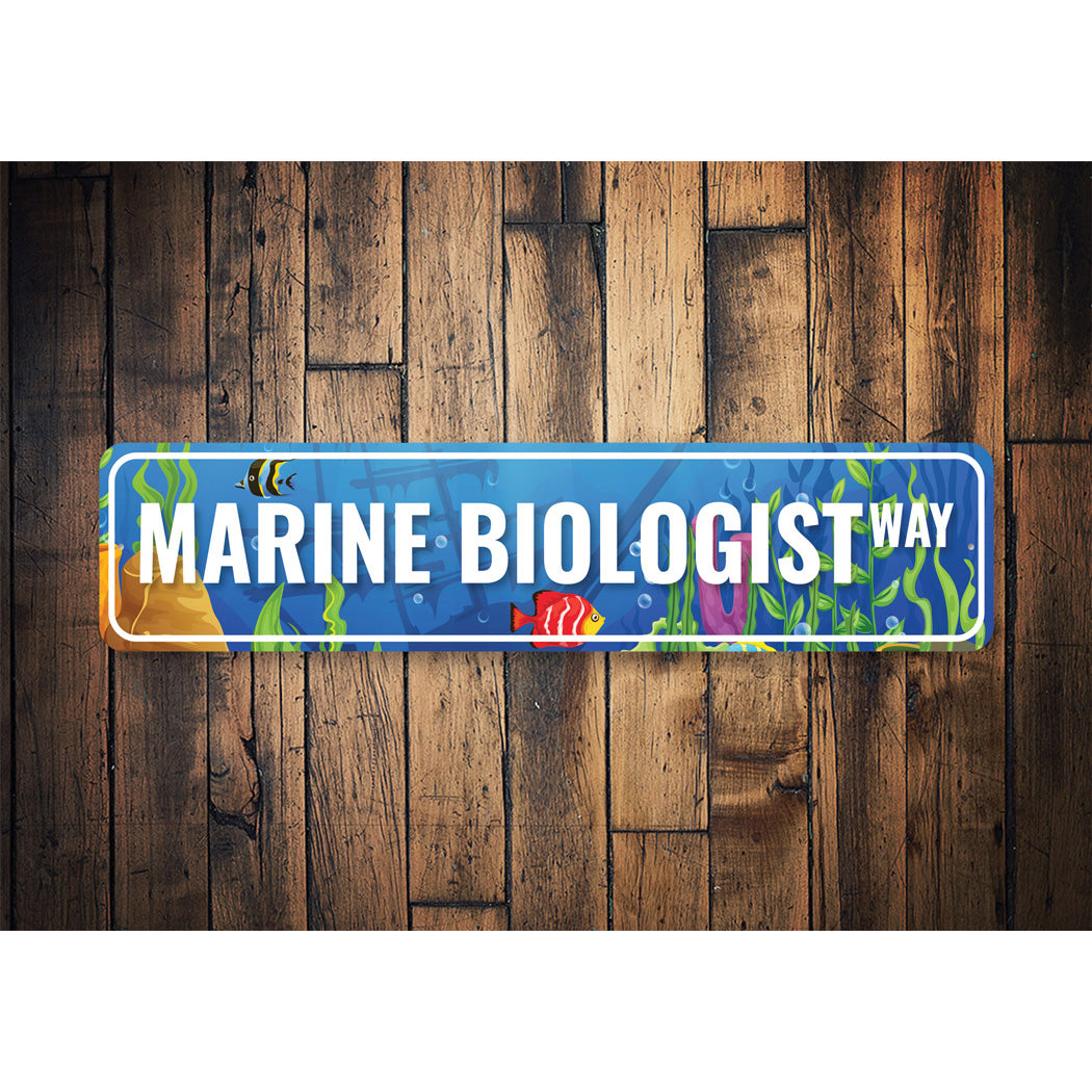 Marine Biologist Way Sign