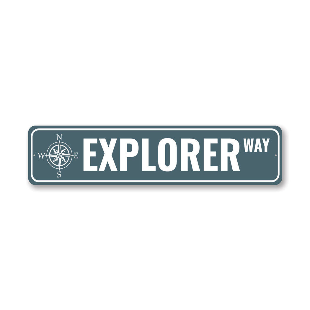 Explorer Way Sign