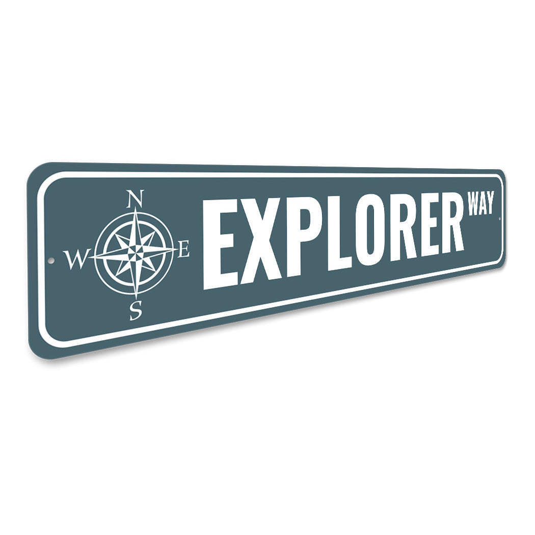 Explorer Way Sign