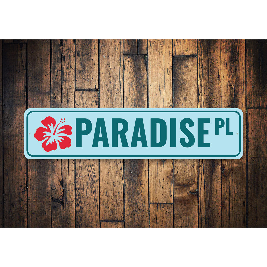 Paradise Place Sign