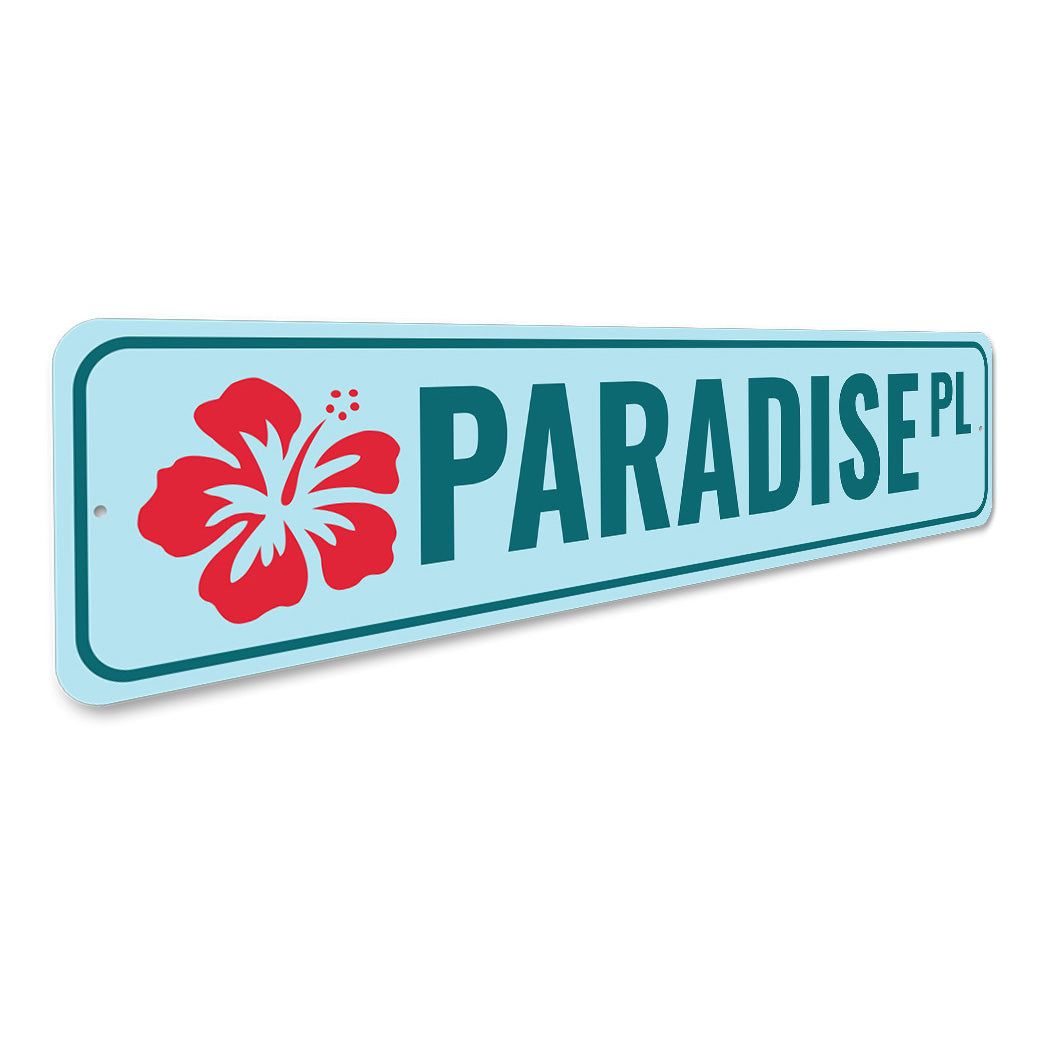 Paradise Place Sign