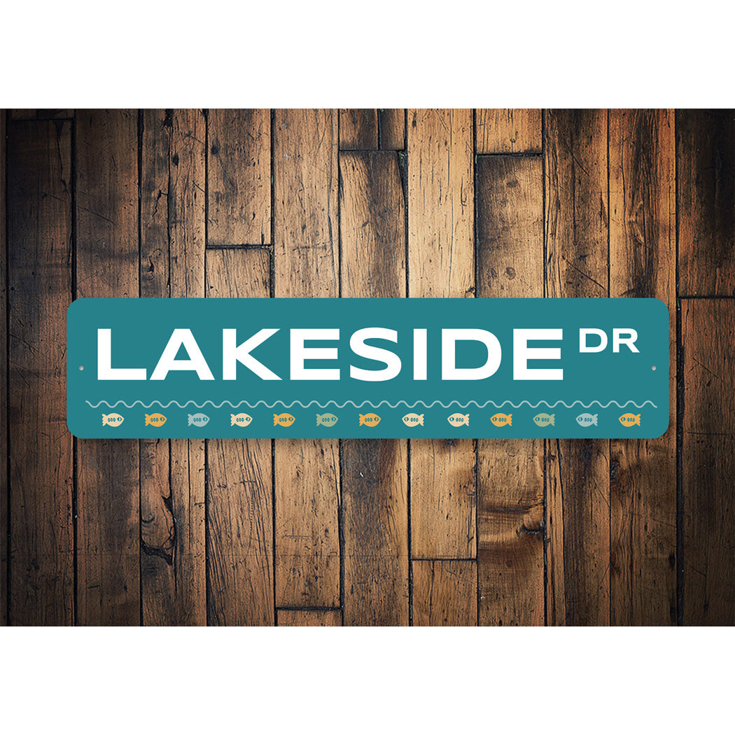 Lakeside Drive Sign