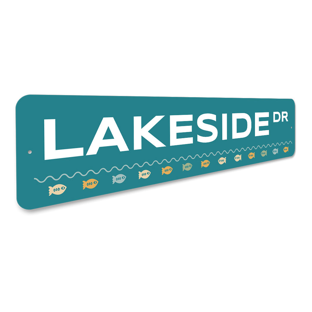 Lakeside Drive Sign