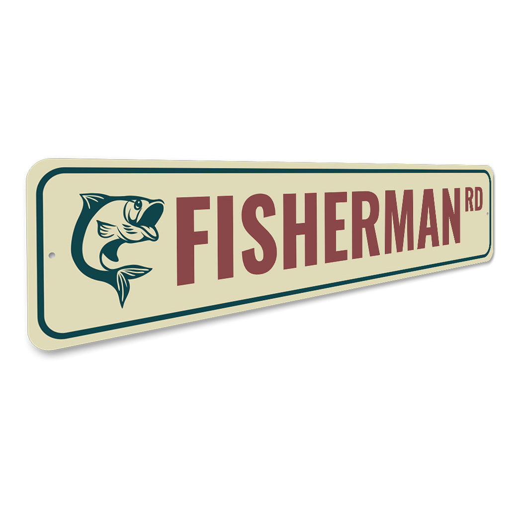 Fisherman Road Sign