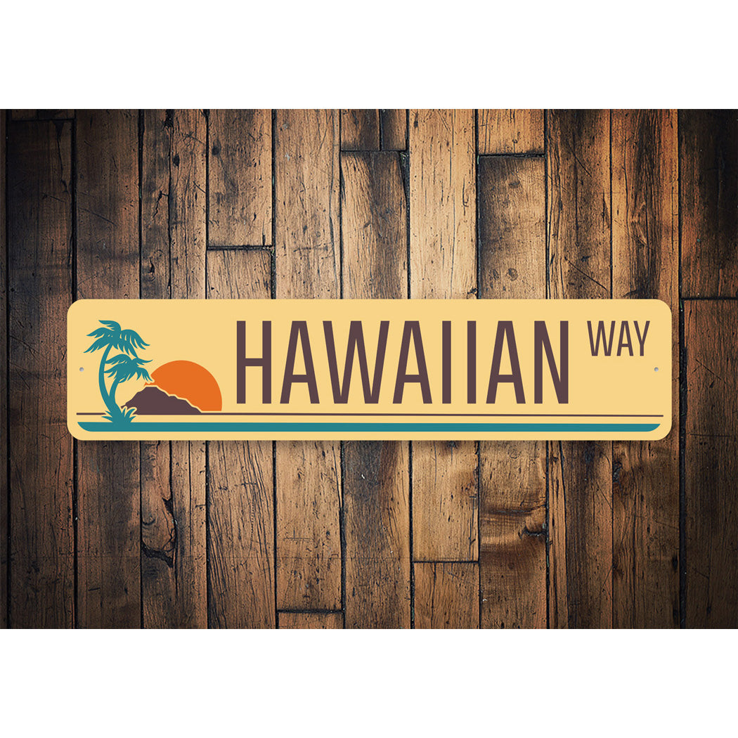 Hawaiian Way Sign