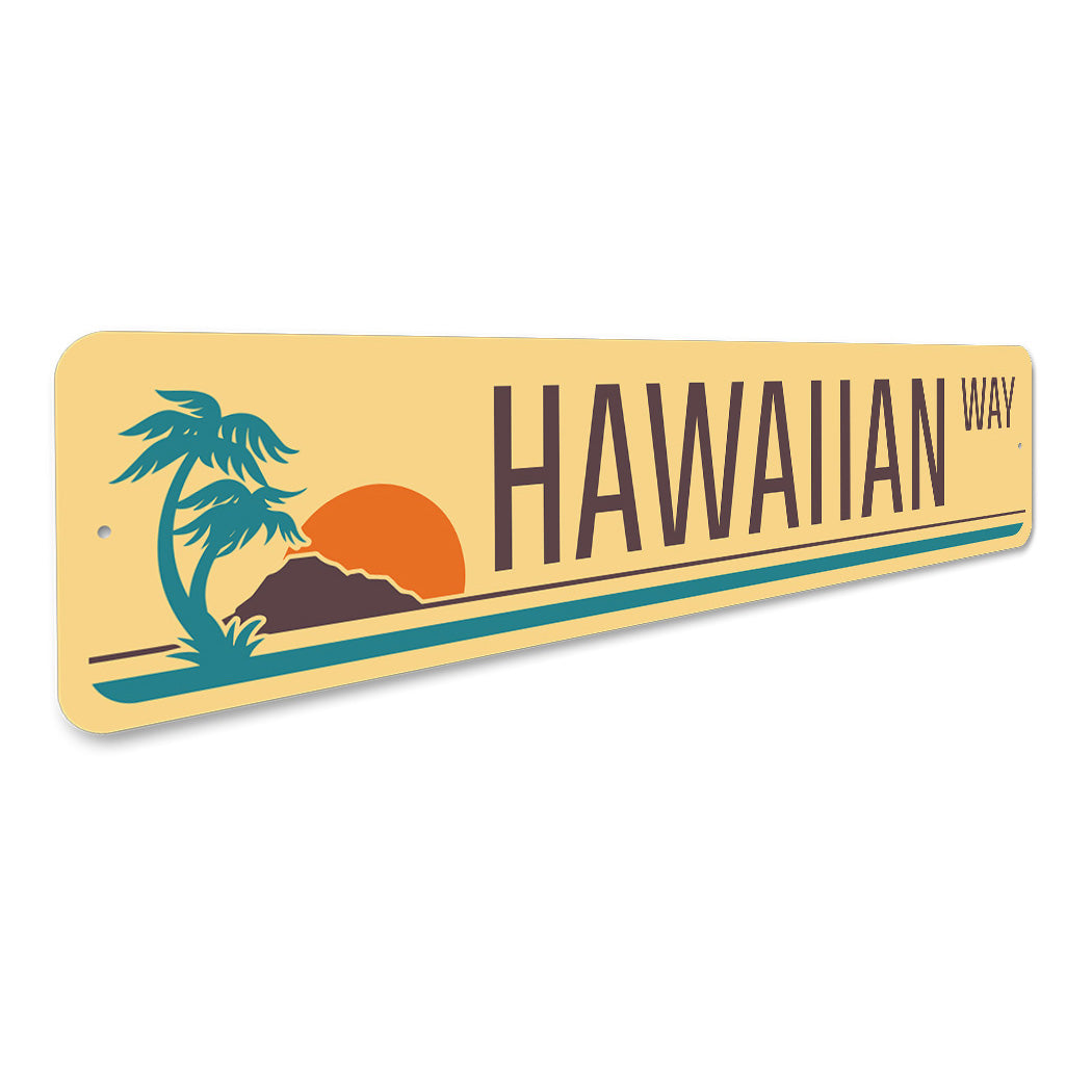 Hawaiian Way Sign