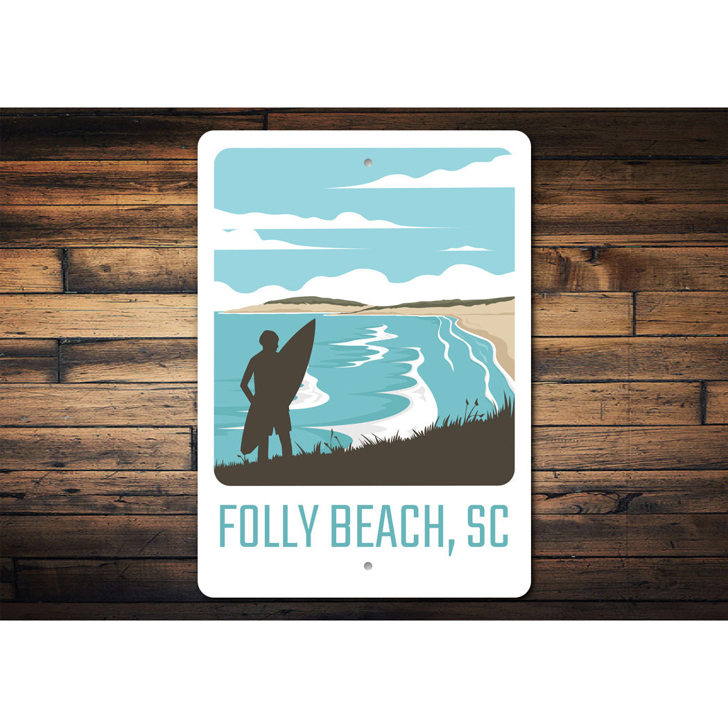 Folly Beach South Carolina Sign