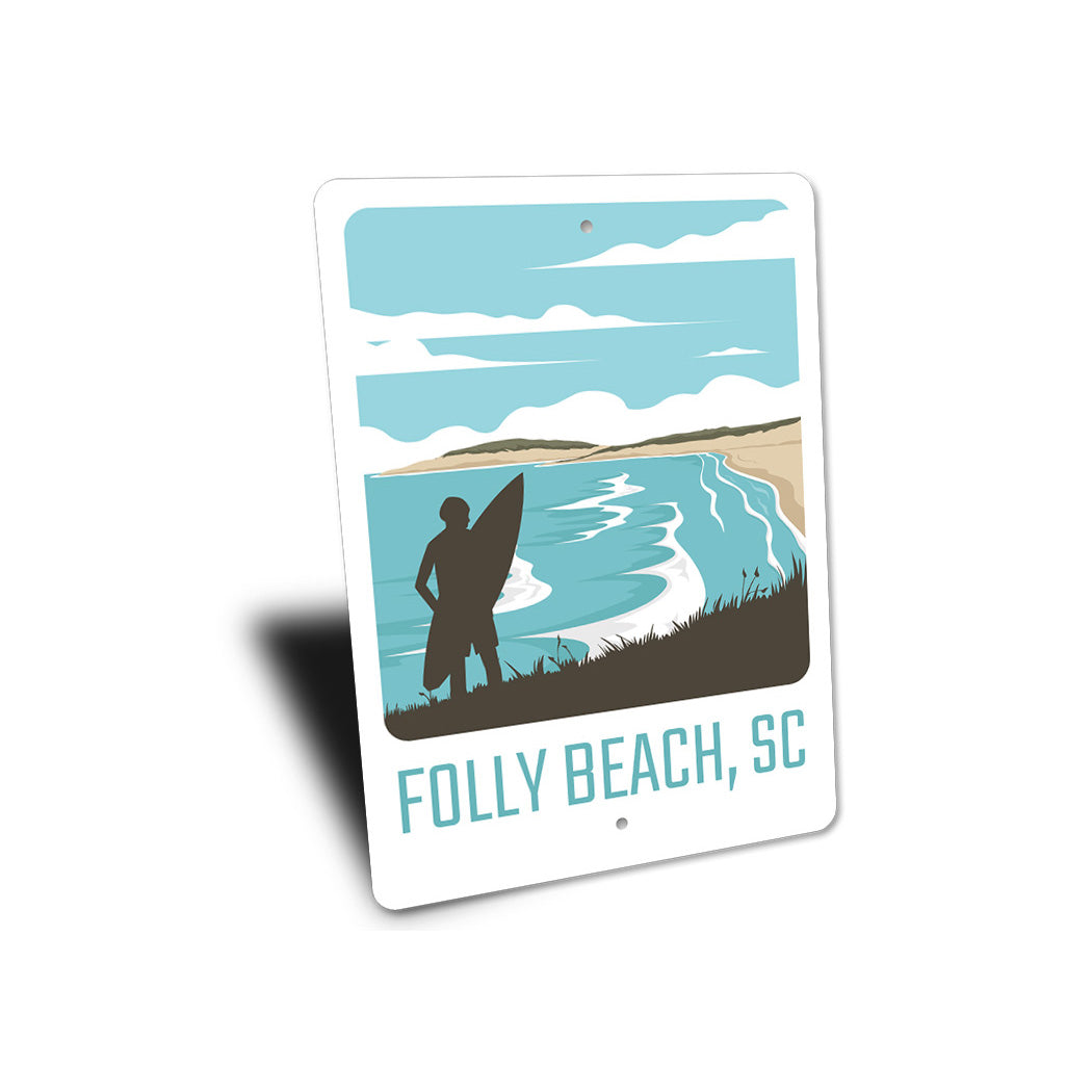 Folly Beach South Carolina Sign