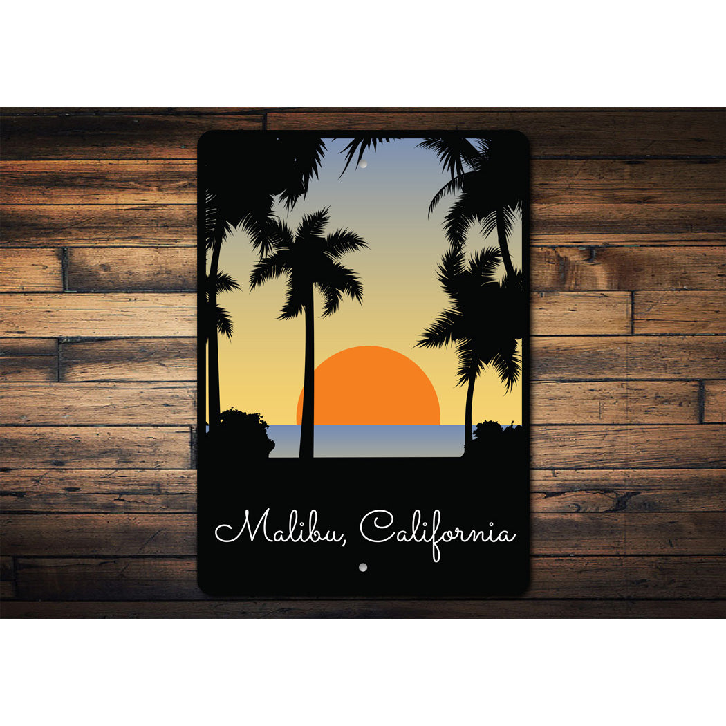 Malibu California Sign
