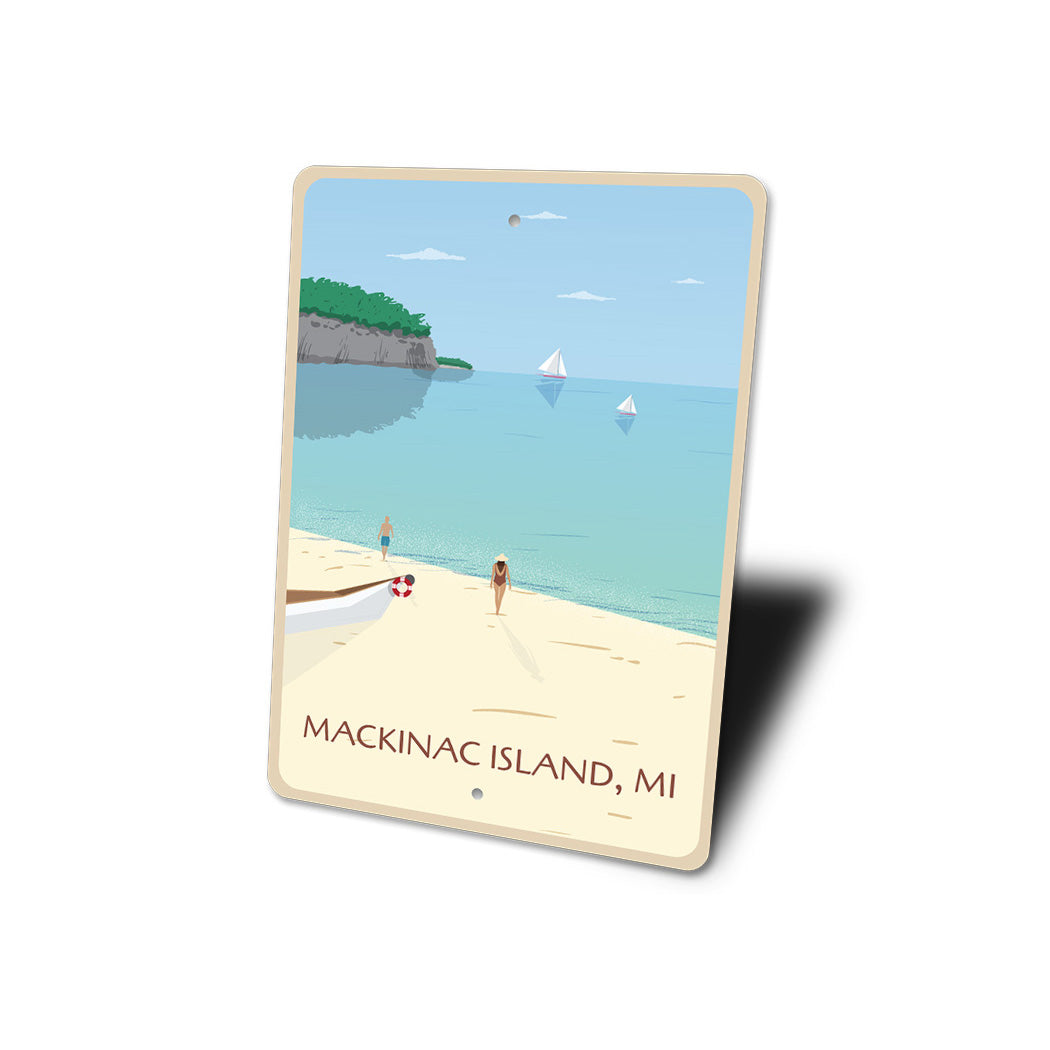 Mackinac Island Sign
