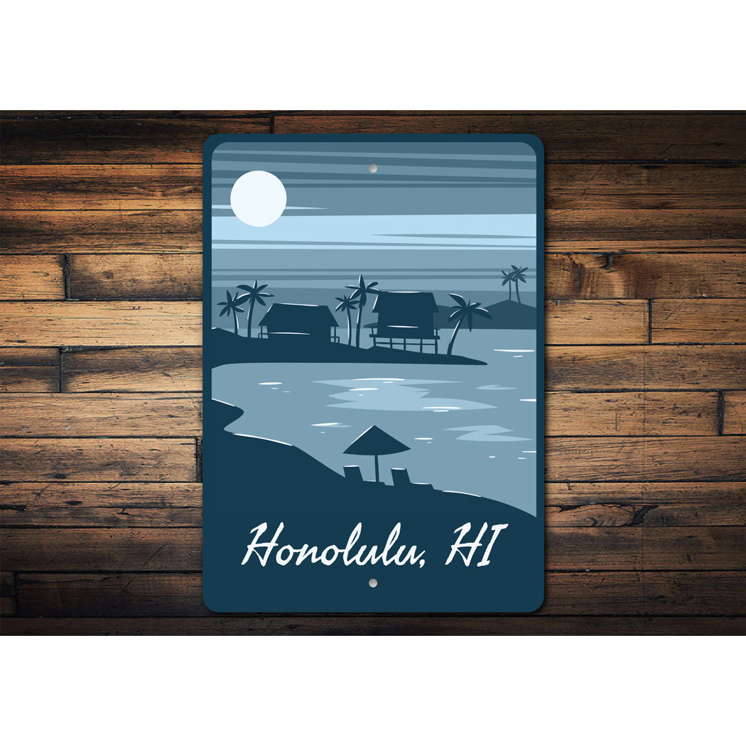 Honolulu Hawaii Sign