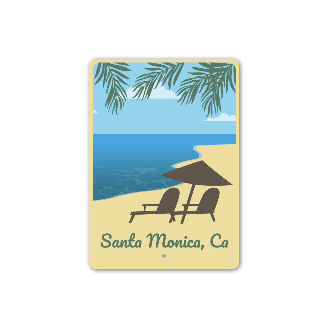 Santa Monica California Sign