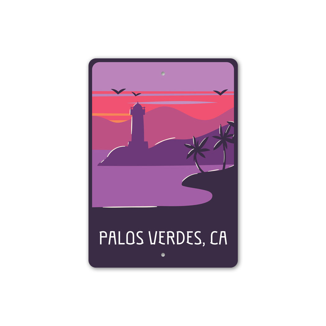 Palos Verdes California Sign