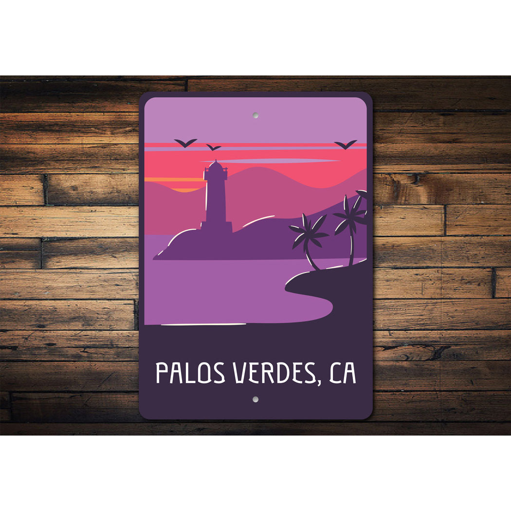 Palos Verdes California Sign