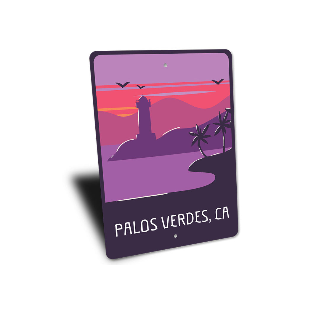 Palos Verdes California Sign